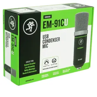 Mackie EM-91CU Large-diaphragm Condenser USB Microphone Mackie EM-91CU Large-diaphragm Condenser USB Microphone