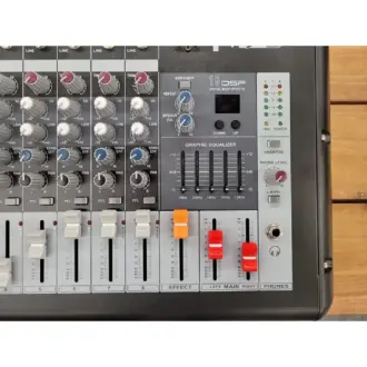 Soundmaster 8 channel powered mixer (1800W) PMX808D-USB 1 Year Warranty Soundmaster 8 channel powered mixer (1800W) PMX808D-USB 1 Year Warranty