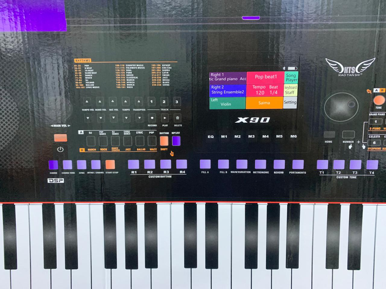 XTS X90 61-Key Rechargeable Electronic Keyboard 61 Key Electronic Keyboard