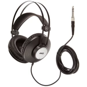 Closed-back studio headphones