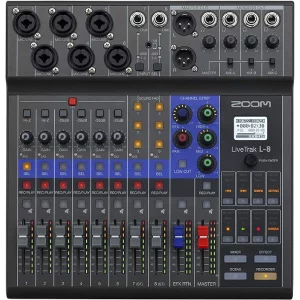 Zoom LiveTrak L-8 Portable Mixer