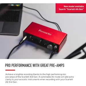 3rd Gen Scarlett 2i2 Sound Card- 2-in_ 2-out USB 2.0 audio interface