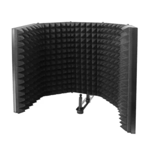Vocal booth with metal casing