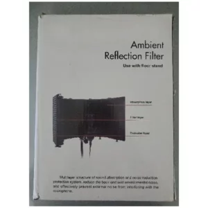 Portable vocal booth 5 panels metal