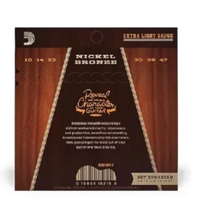 Acoustic D'Addario Set Guitar Nickel Brnze X-Lite (NB1047)
