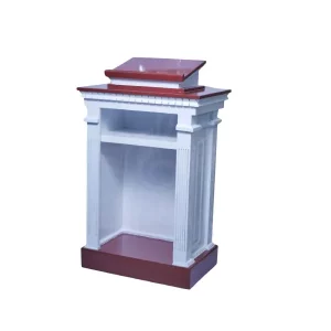 Custom made modern hardwood pulpit