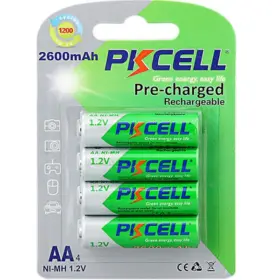 PK CELL NI MH AA 2600 MAH 4B