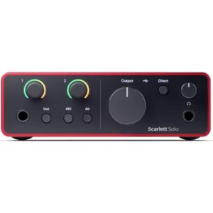 Focusrite Scarlett Solo Studio 4th Gen 2x2