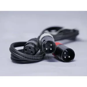 2XLR male to 1XLR female cable
