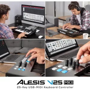 V25 MKII USB MIDI Keyboard