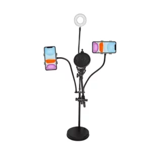 Microphone with ring light