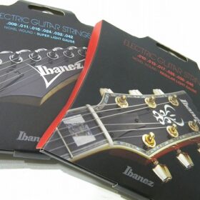 Light gauge strings for electric guitar
