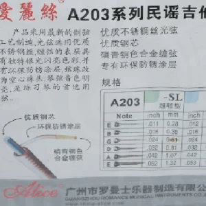 No. 5 Acoustic Guitar Strings (Alice)