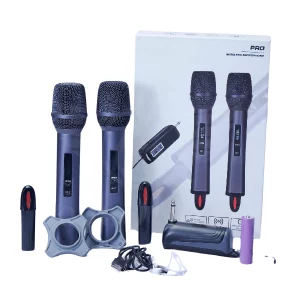 Professional rechargeable wireless microphone