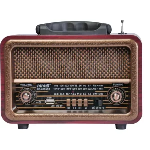 Bluetooth Rechargeable Radio Speaker