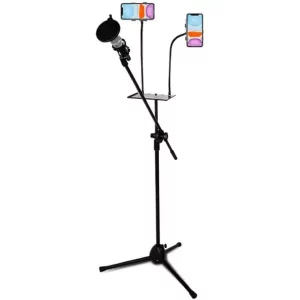 Tolaye microphone stand with mobile holder