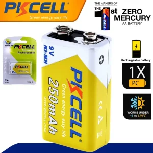 Rechargeable 9V Pk Cell